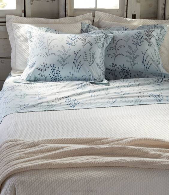 LLBean Percale Sheet Collection Unisex J46J2457 Bedding Botanical Floral