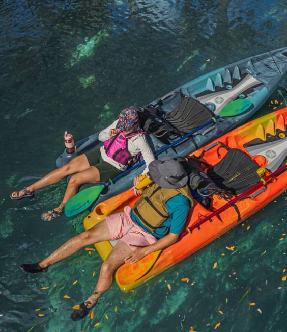 LLBean Perception Hangtime Sit-on-Top Kayak Unisex J46J3939 Water Sports Sunset