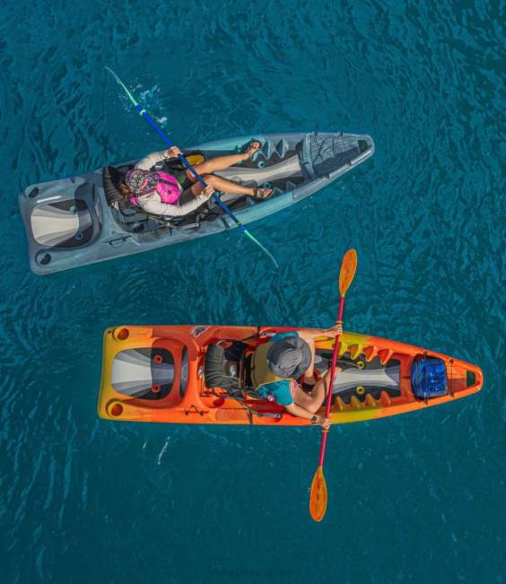 LLBean Perception Hangtime Sit-on-Top Kayak Unisex J46J3939 Water Sports Sunset