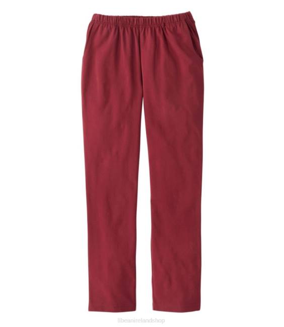 LLBean Perfect Fit Pants Women J46J6395 Clothing Deep Rosewood