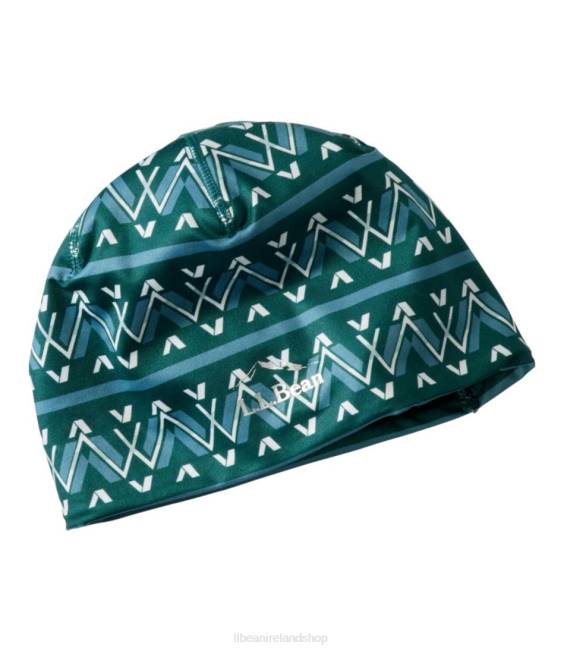 LLBean Performance Beanie Men J46J6647 Accessories Dark Pine Mountain Geo