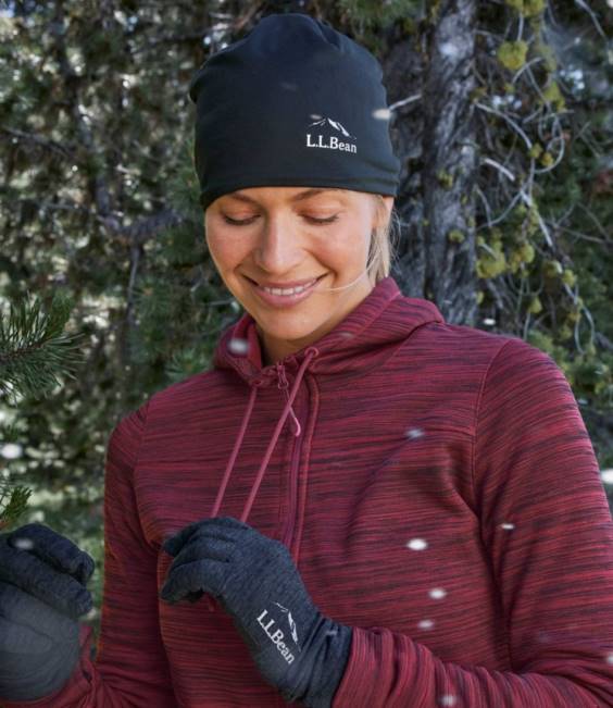 LLBean Performance Beanie Men J46J6647 Accessories Dark Pine Mountain Geo