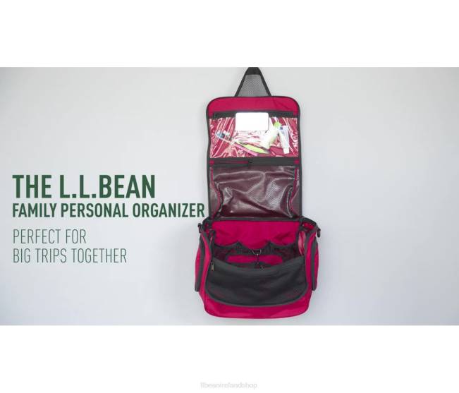LLBean Personal Organizer Toiletry Bag Family Size Unisex J46J4247 Accessories Black