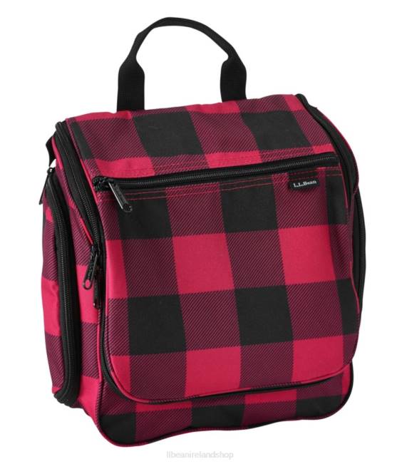 LLBean Personal Organizer Toiletry Bag Unisex J46J6745 Accessories Red Buffalo Plaid