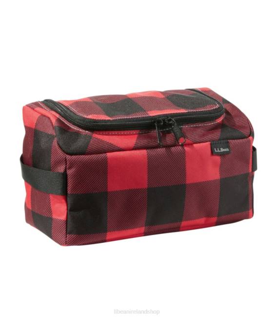 LLBean Personal Organizer Toiletry Kit Print Unisex J46J2382 Accessories Red Buffalo Plaid
