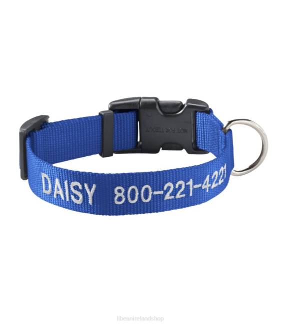 LLBean Personalized Pet Collar Unisex J46J3846 Home Goods Blue