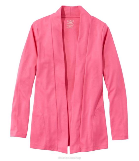 LLBean Pima Cotton Open Cardigan Women J46J5654 Clothing Azalea