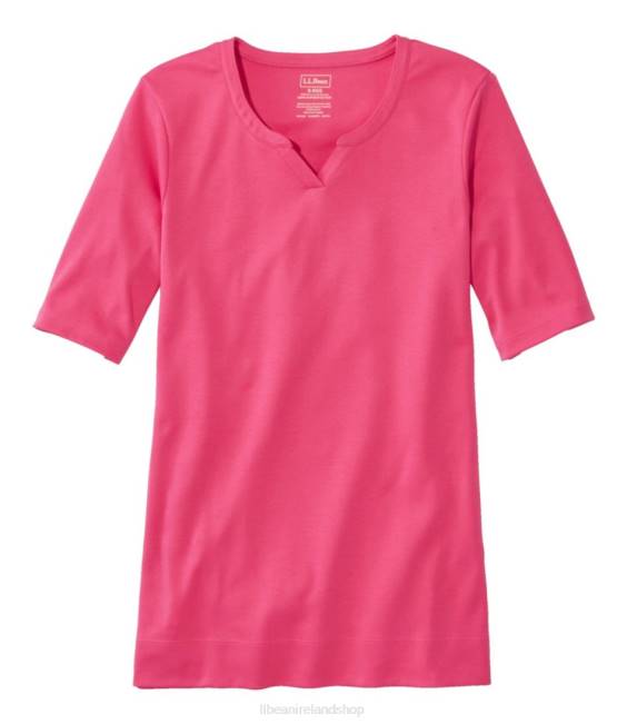 LLBean Pima Cotton Tee Women J46J4646 Clothing Azalea
