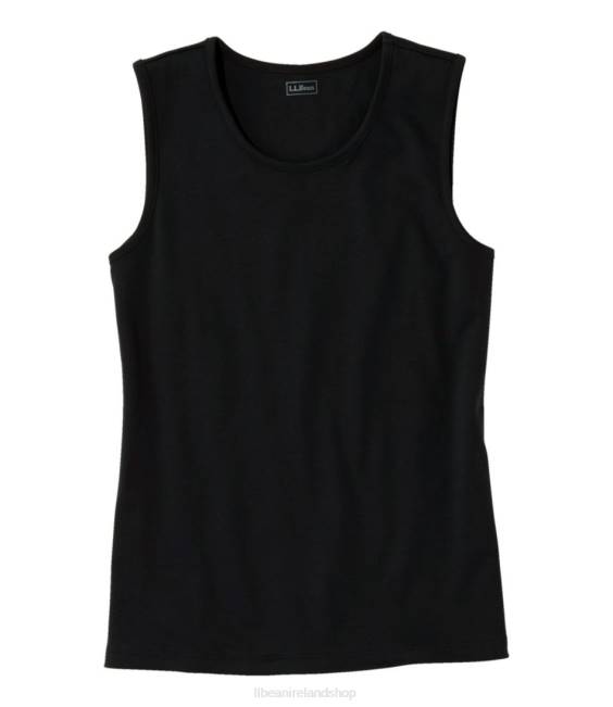LLBean Pima Cotton Tee Women J46J6878 Clothing Black