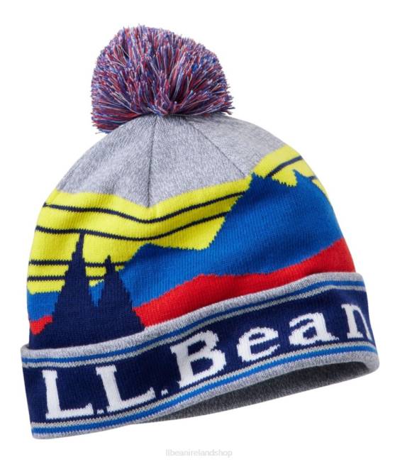 LLBean Pom Hat Kids J46J635 Clothing Navy Reflective