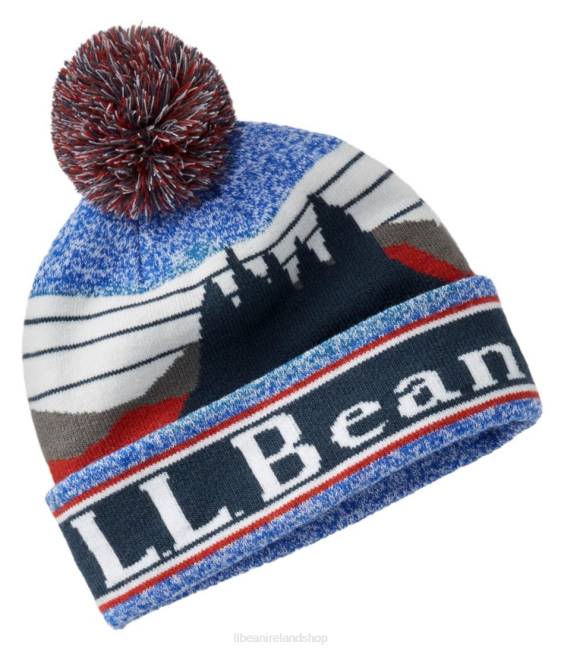 LLBean Pom Hat Kids J46J656 Clothing Nautical Navy