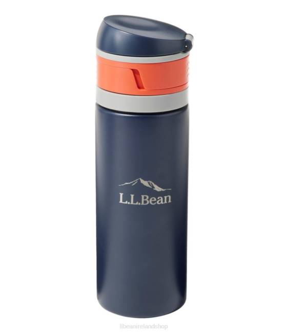 LLBean Pop-Top Insulated Bottle Unisex J46J4086 Outdoor Accessories Carbon Navy