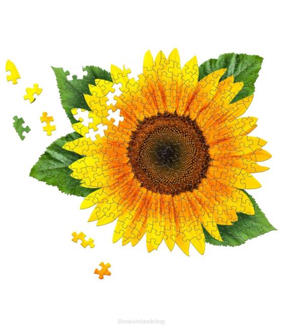 LLBean Poster Size Sunflower Puzzle Unisex J46J1926 Games  Recreation Multi