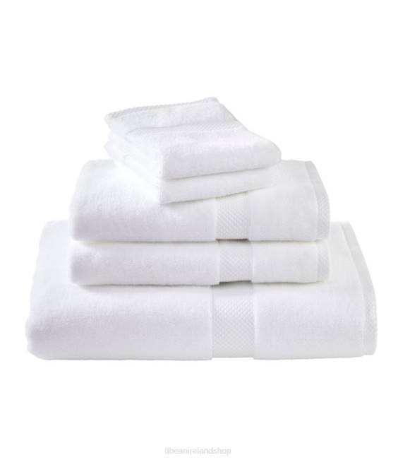 LLBean Premium Cotton Towel Set Unisex J46J6327 Bath White