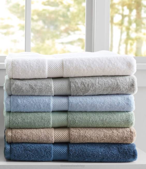 LLBean Premium Cotton Towel Set Unisex J46J6327 Bath White