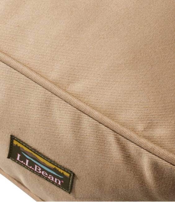 LLBean Premium Denim Dog Bed Replacement Cover Rectangular Unisex J46J4154 Home Goods Khaki