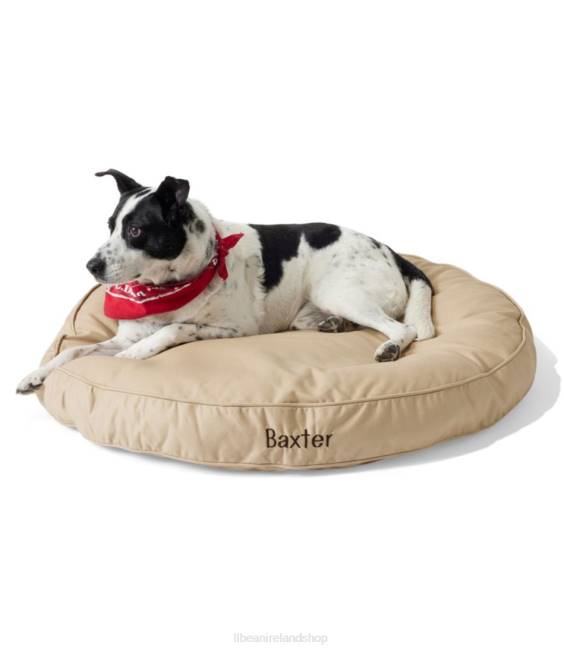 LLBean Premium Denim Dog Bed Unisex J46J2073 Home Goods Khaki
