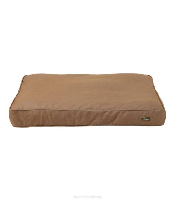 LLBean Premium Denim Therapeutic Dog Bed Rectangular Unisex J46J5383 Home Goods Burlap