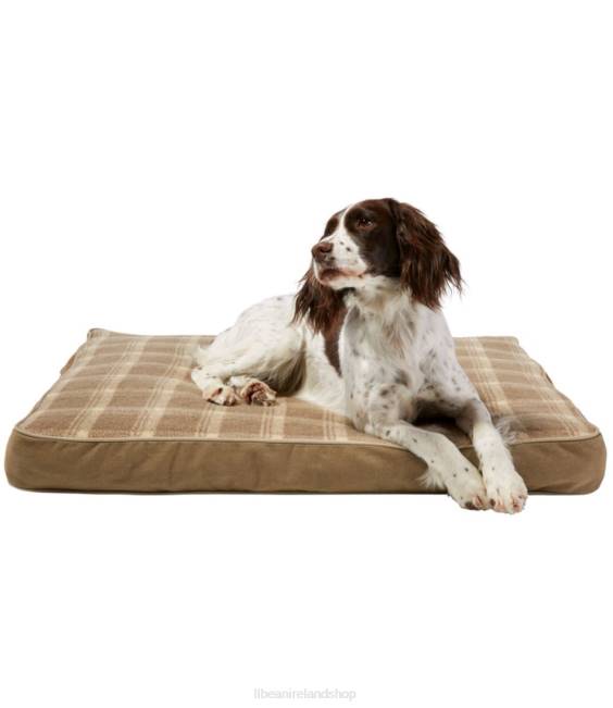 LLBean Premium Dog Bed Replacement Cover Fleece Rectangular Unisex J46J1689 Home Goods Burlap
