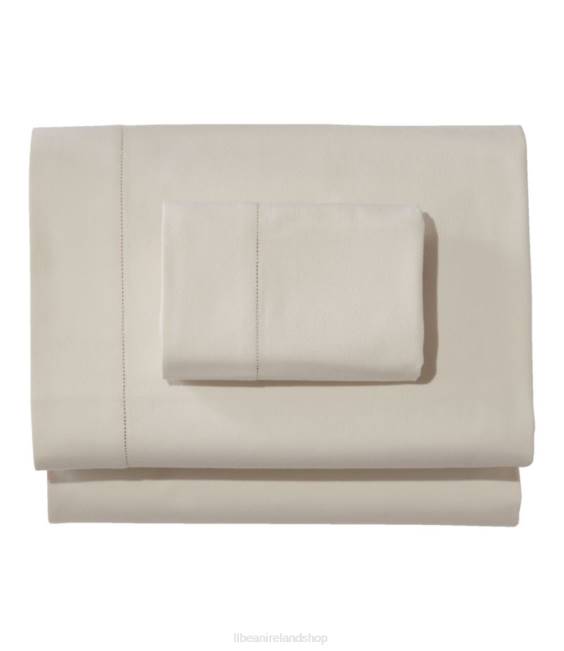 LLBean Premium Supima Flannel Sheet Collection Unisex J46J6293 Bedding Cream