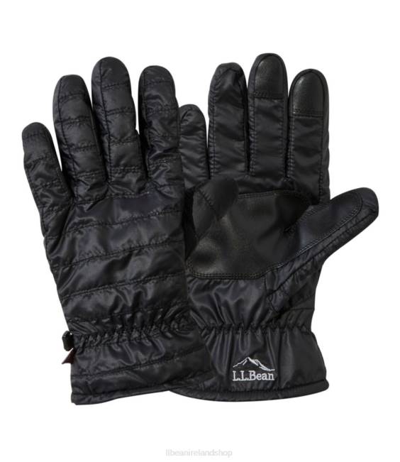 LLBean PrimaLoft Packaway Gloves Men J46J3449 Accessories Black