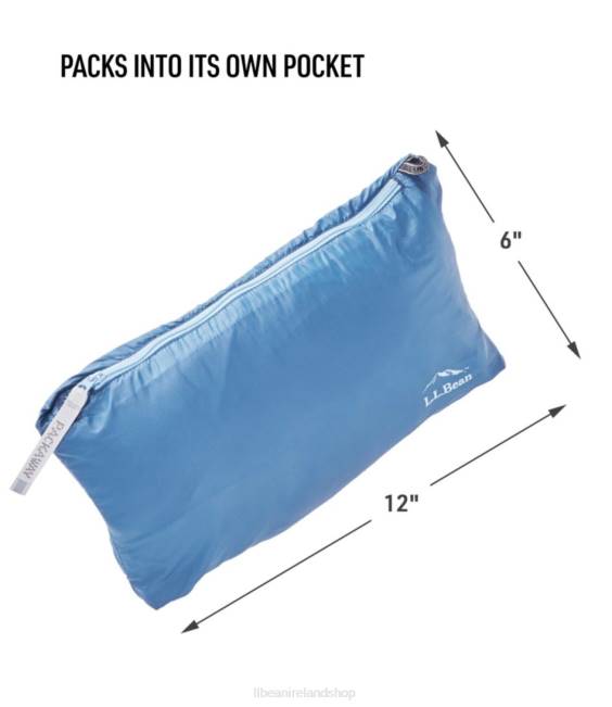 LLBean PrimaLoft Packaway Hooded Jacket Women J46J6022 Outerwear Black