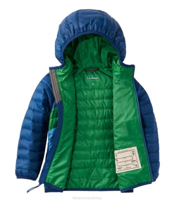LLBean Primaloft Hooded Jacket Kids J46J5138 Outerwear Dark Red/Mountain Red