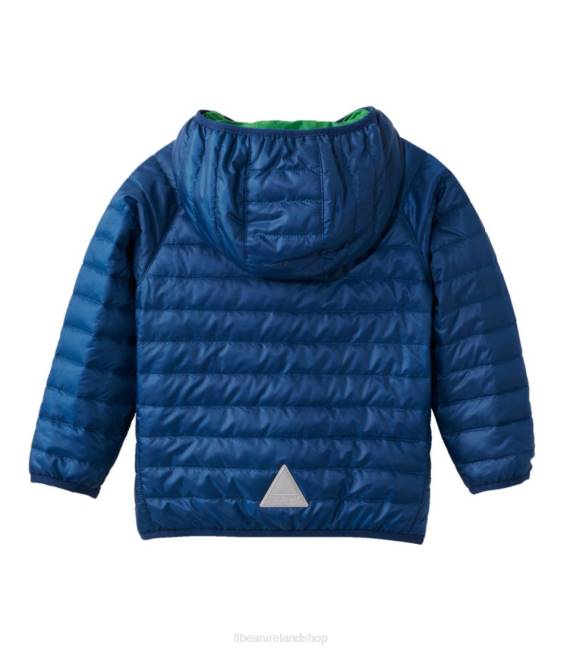 LLBean Primaloft Hooded Jacket Kids J46J5138 Outerwear Dark Red/Mountain Red