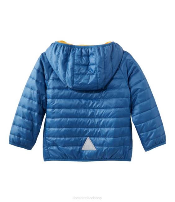 LLBean Primaloft Packaway Hooded Jacket Kids J46J3673 Outerwear Marine Blue