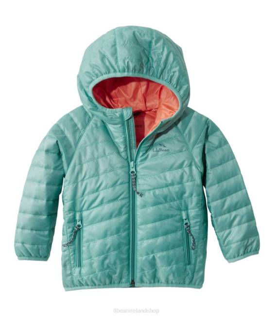 LLBean Primaloft Packaway Hooded Jacket Kids J46J5127 Outerwear Soft Juniper