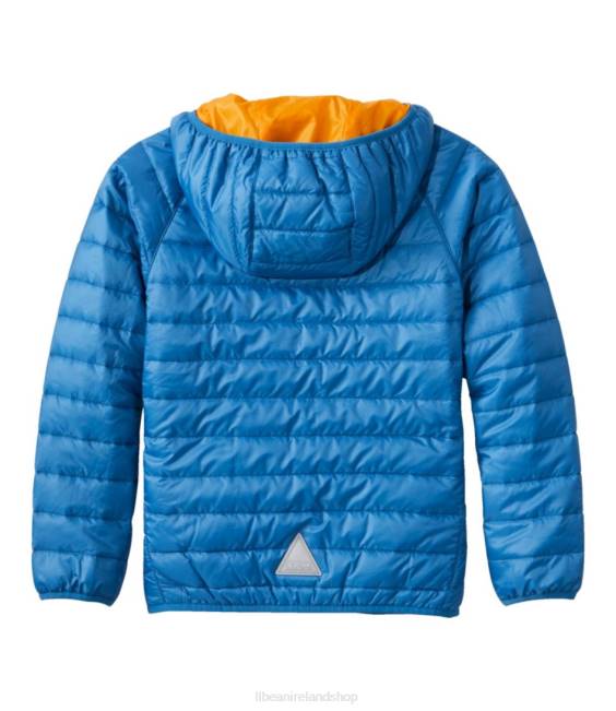 LLBean Primaloft Packaway Hooded Jacket Kids J46J889 Outerwear Marine Blue
