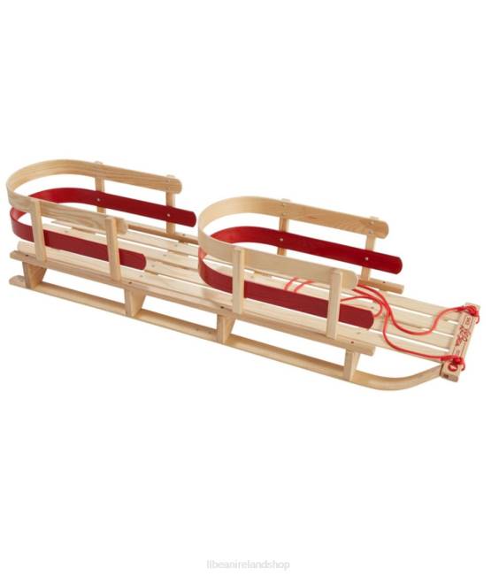 LLBean Pull Sled Tandem Unisex J46J2271 Games  Recreation Wood/Script Logo