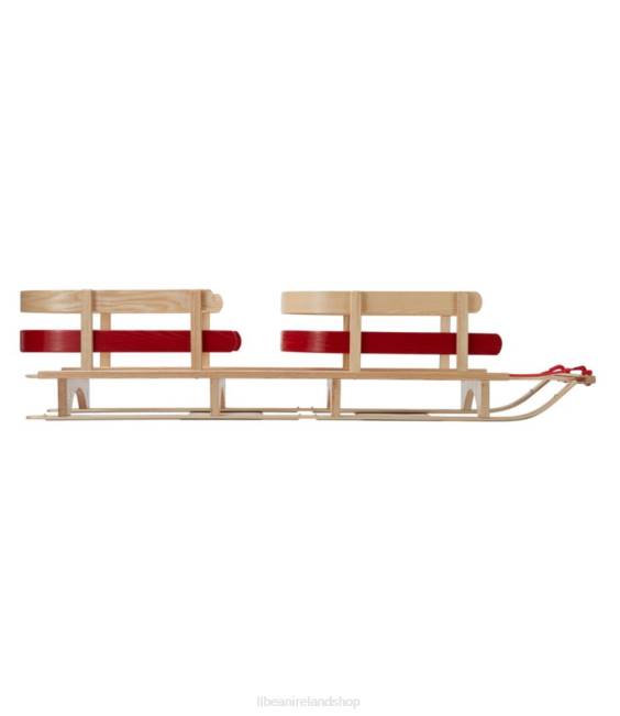 LLBean Pull Sled Tandem Unisex J46J2271 Games  Recreation Wood/Script Logo