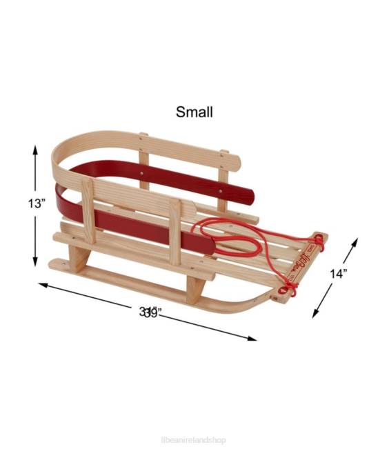 LLBean Pull Sled Unisex J46J2205 Games  Recreation Wood/Script Logo