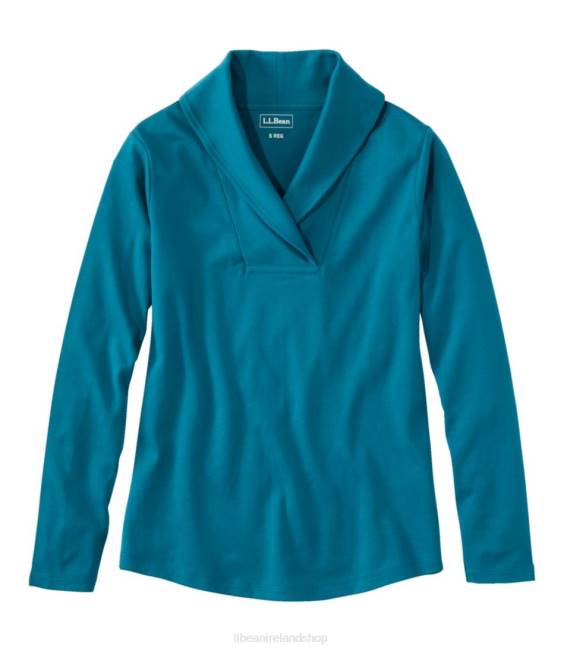 LLBean Pullover Women J46J6902 Clothing Deep Turquoise