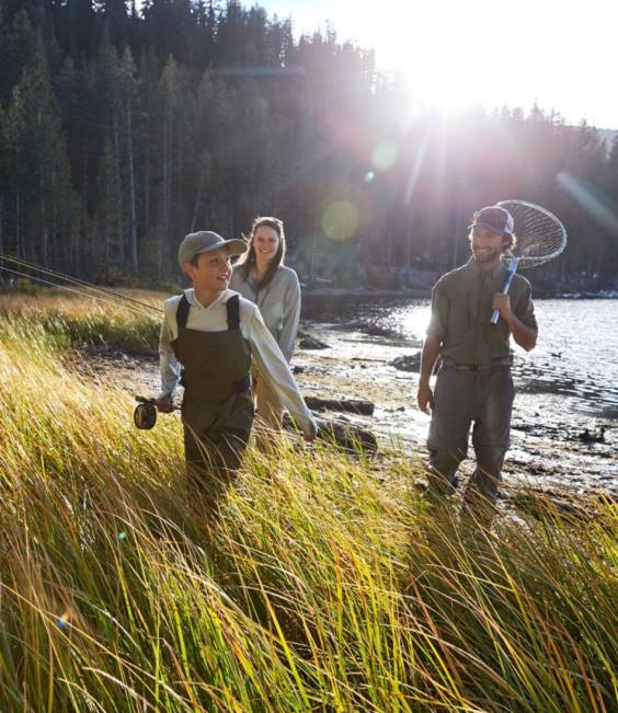 LLBean Quest Four-Piece Fly Rod Outfits Four-Piece Unisex J46J1329 Fishing Brown