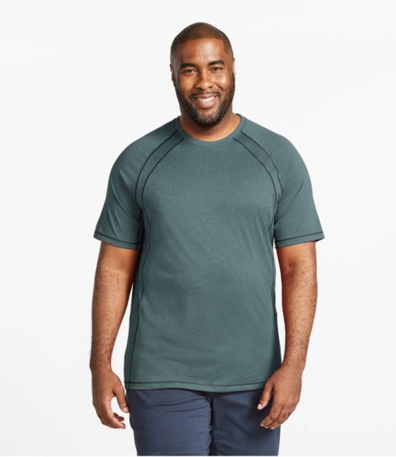 LLBean Quick-Dry Trail Tee Short-Sleeve Men J46J3154 Clothing Graphite