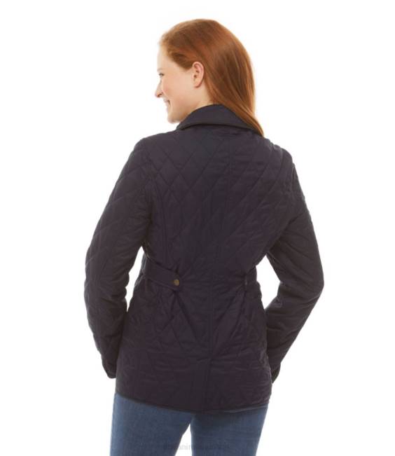 LLBean Quilted Riding Jacket Women J46J6028 Outerwear Black