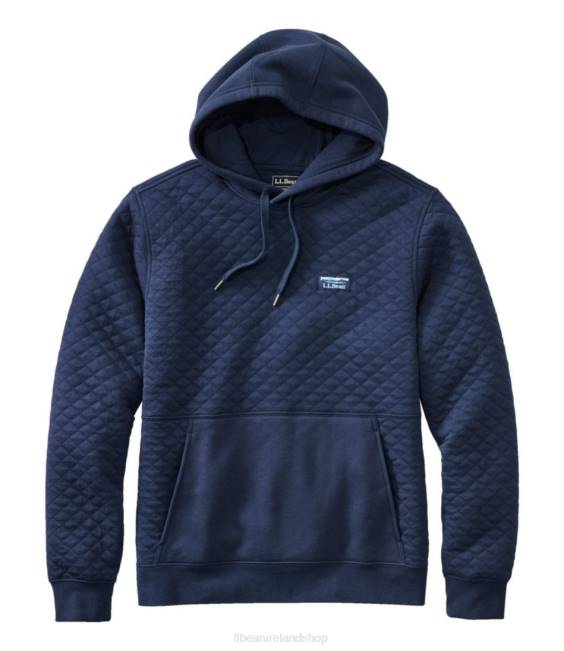 LLBean Quilted Sweatshirt Men J46J555 Clothing Classic Navy