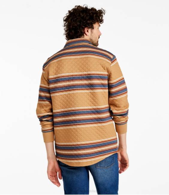 LLBean Quilted Sweatshirts Men J46J173 Clothing Barley Multi