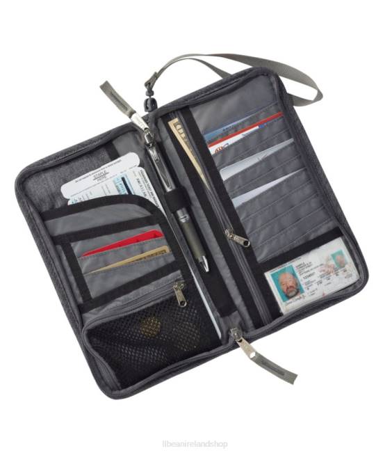 LLBean RFID-Blocking Travel Ticket Organizer Unisex J46J2387 Accessories Grey Heather