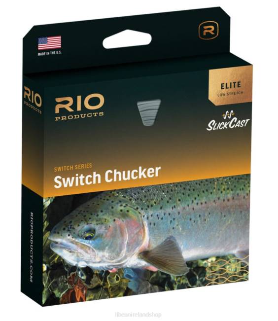 LLBean RIO Elite Intouch Switch Chucker Fly Line Unisex J46J2217 Fishing Gray/Orange/Green