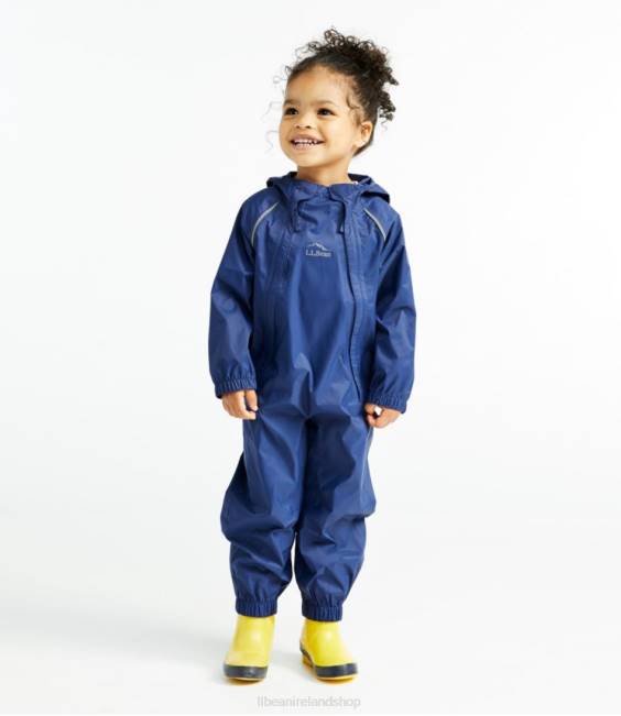 LLBean Rain Bunting Kids J46J872 Outerwear Dark Royal Blue