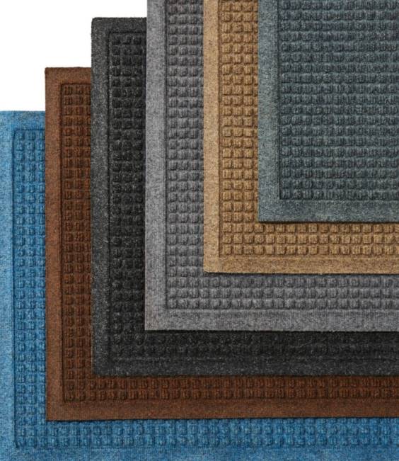 LLBean Recycled Waterhog Dog Mat Placemat Unisex J46J1246 Home Goods Camel