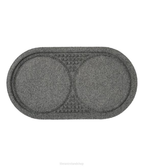 LLBean Recycled Waterhog Dog Mat Placemat Unisex J46J6130 Home Goods Medium Gray