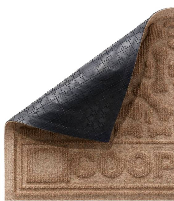 LLBean Recycled Waterhog Dog Placemat Dog Bone Personalized Unisex J46J6311 Home Goods Medium Gray