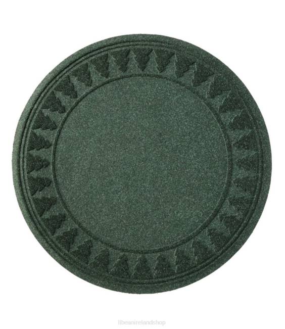 LLBean Recycled Waterhog Holiday Tree Mat Trees Unisex J46J2561 Home Goods Evergreen