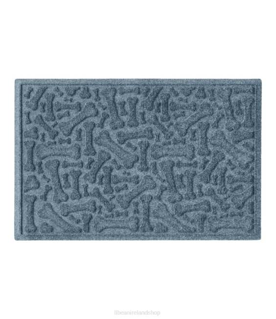 LLBean Recycled Waterhog Scattered Bones Mat Unisex J46J5592 Home Goods Bluestone