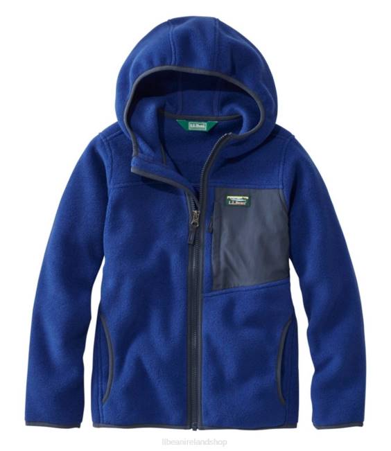 LLBean Retro Mountain Classic Fleece Jacket Kids J46J3648 Outerwear Indigo Ink/Carbon Navy