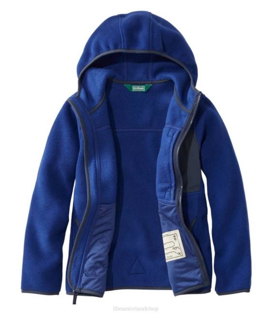 LLBean Retro Mountain Classic Fleece Jacket Kids J46J3648 Outerwear Indigo Ink/Carbon Navy
